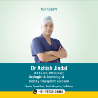 Dr Ashish Jindal, Urologist in Ludhiana