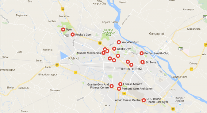 Best Gym & Fitness Centre in Kanpur According to Google Users Review