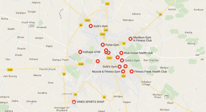 Best Gym & Fitness Centre in Meerut According to Google Users Review