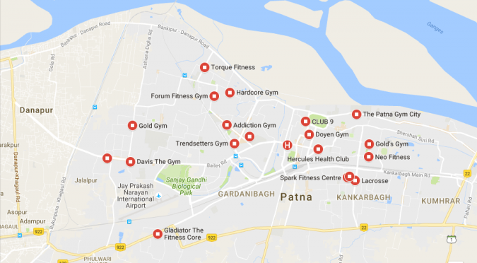 Best Gym & Fitness Centre in Patna According to Google Users Review