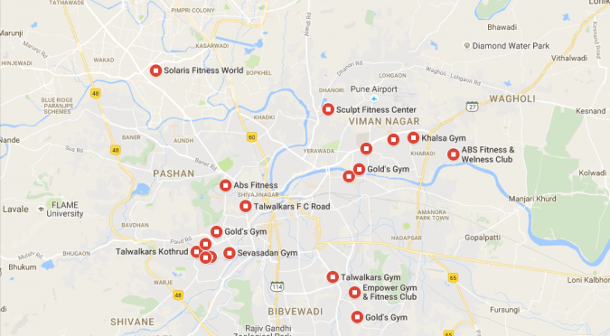 Best Gym & Fitness Centre in Pune According to Google Users Review