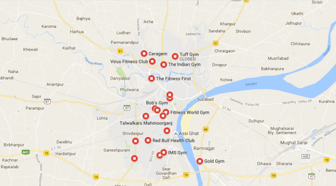 Best Gym & Fitness Centre in Varanasi According to Google Users Review