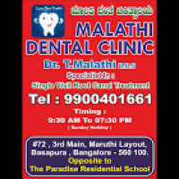 Dr. Malathi, Dentist in Bangalore